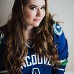 canucks jersey boudoir shoot