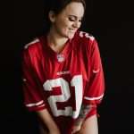 boudoir photography sports jersey